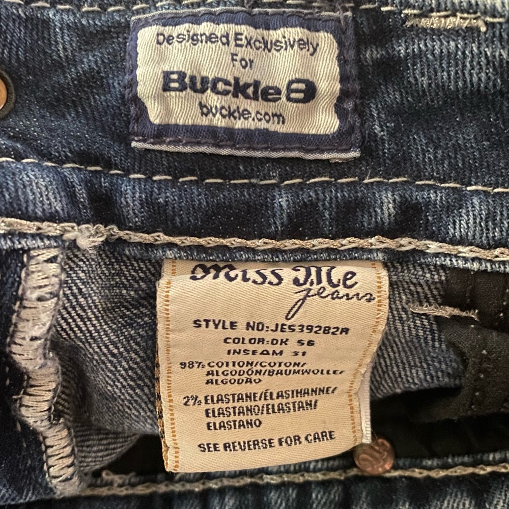 Miss Me Mid-Rise Boot Stretch Jean Size 28 - Picture 11 of 14